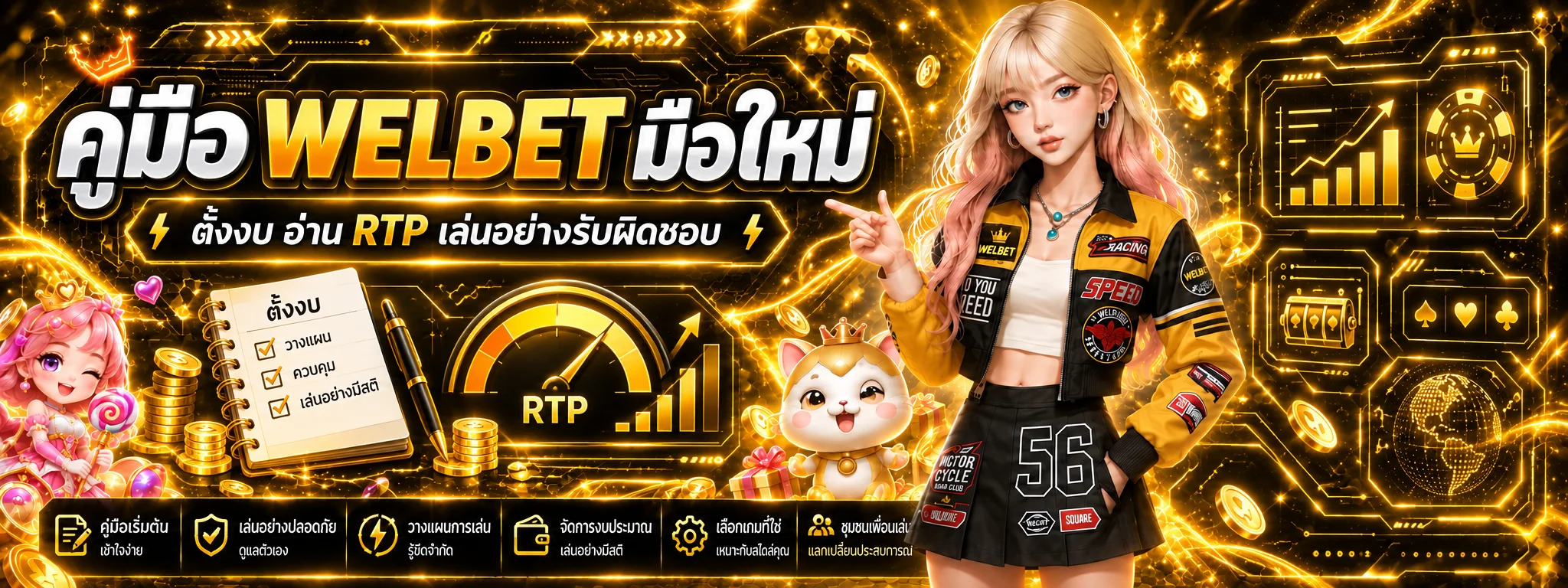 WELBET มือใหม่ ตั้งงบ อ่าน RTP เล่นอย่างมีสติ